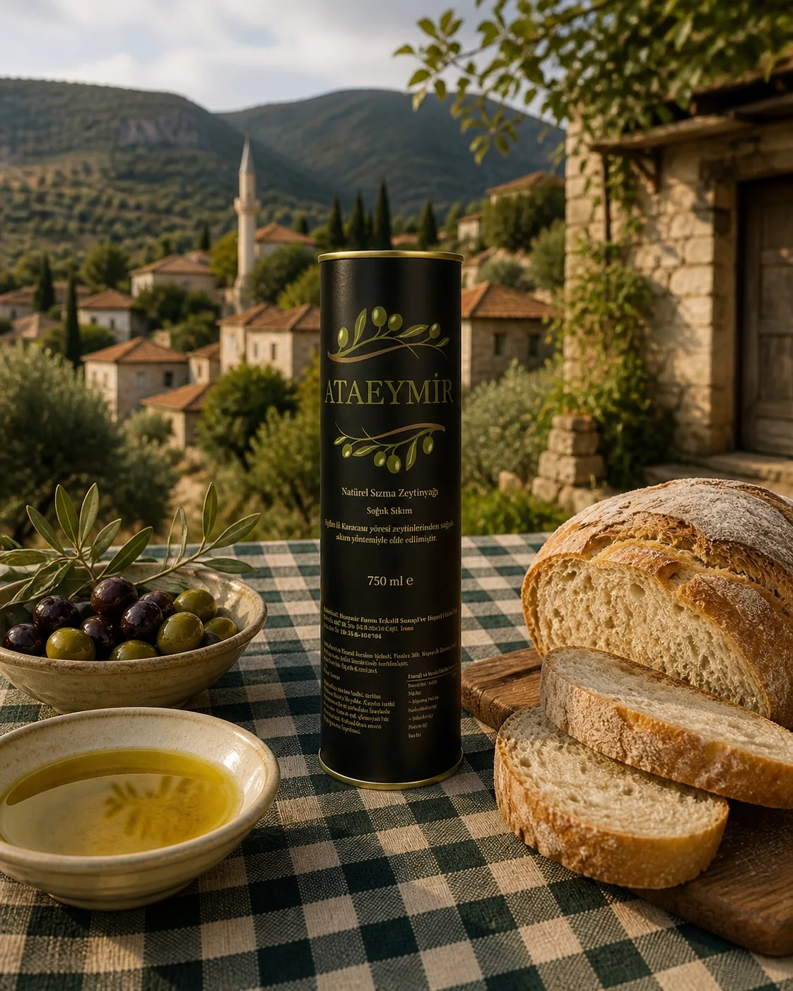 Ataeymir Soğuk Sıkım Zeytinyağı 750ml